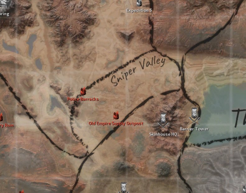 Sniper Valley Map Locations